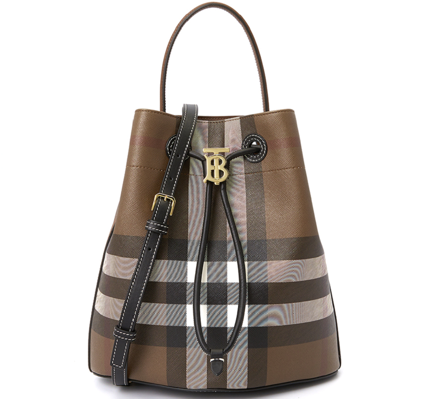 Túi Burberry Check Small Bucket 'Brown' 8063070