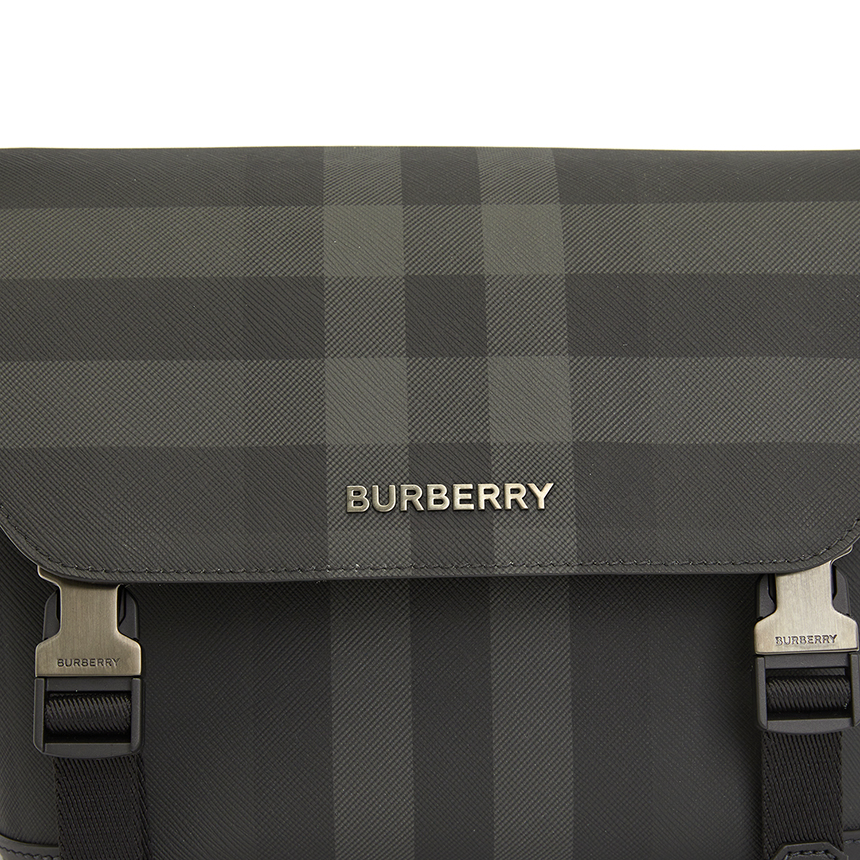 Túi Burberry Check Small Wright 'Charcoal' 8065335