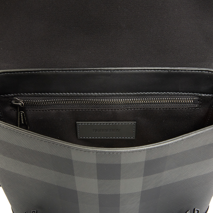 Túi Burberry Check Small Wright 'Charcoal' 8065335