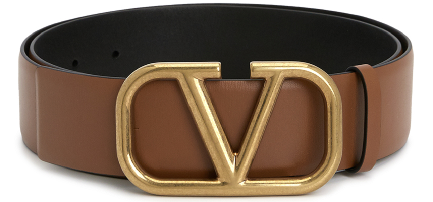Thắt Lưng Valentino V Logo 'Brown' T0Q87ECU-HG5