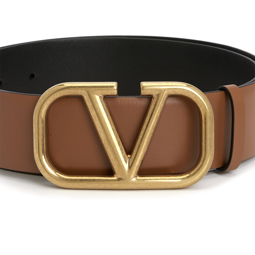 Thắt Lưng Valentino V Logo 'Brown' T0Q87ECU-HG5