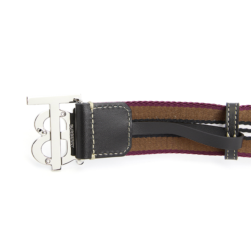 Thắt Lưng Burberry Icon Stripe Webbing 'Brown' 8062908