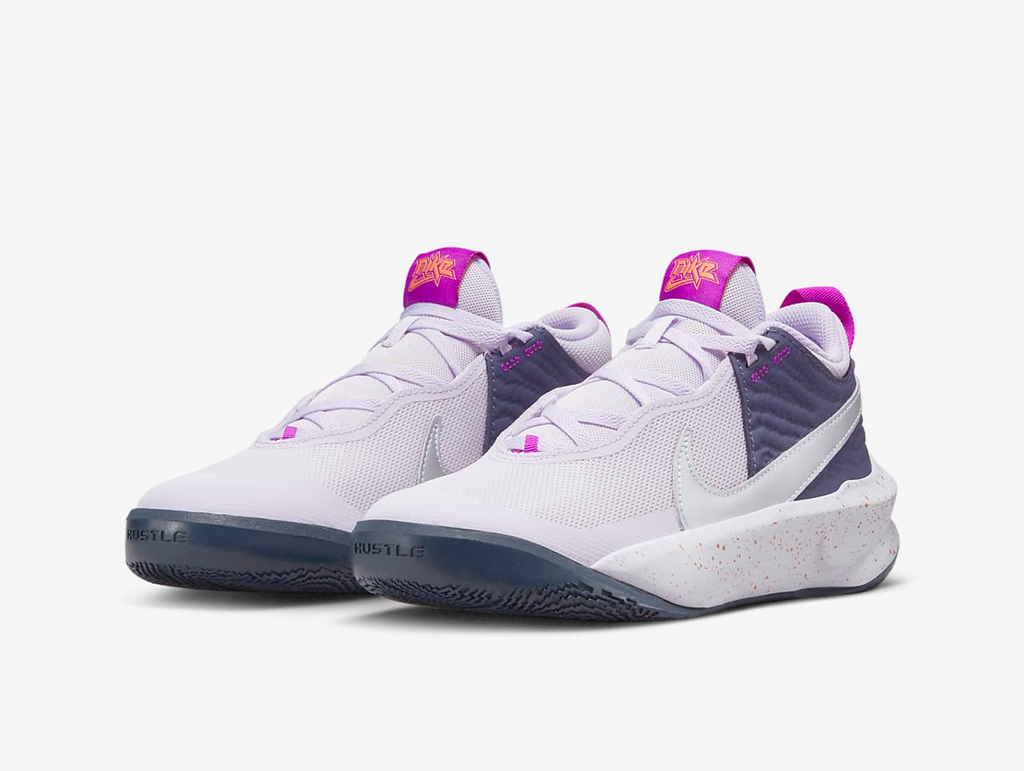 Giày Nike Team Hustle D10 'Barely Grape' DQ8375-500