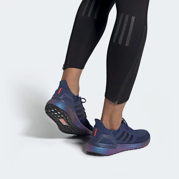 adidas running ultraboost 20 trainers in black