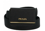 Thắt Lưng Prada Women's Pocket Buckle Belt Black 1CC4922DL0F0002