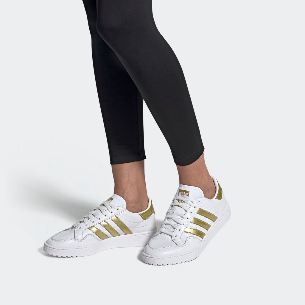 Women's shoes adidas Team Court W Ftw White/ Gold Metalic/ Ftw White