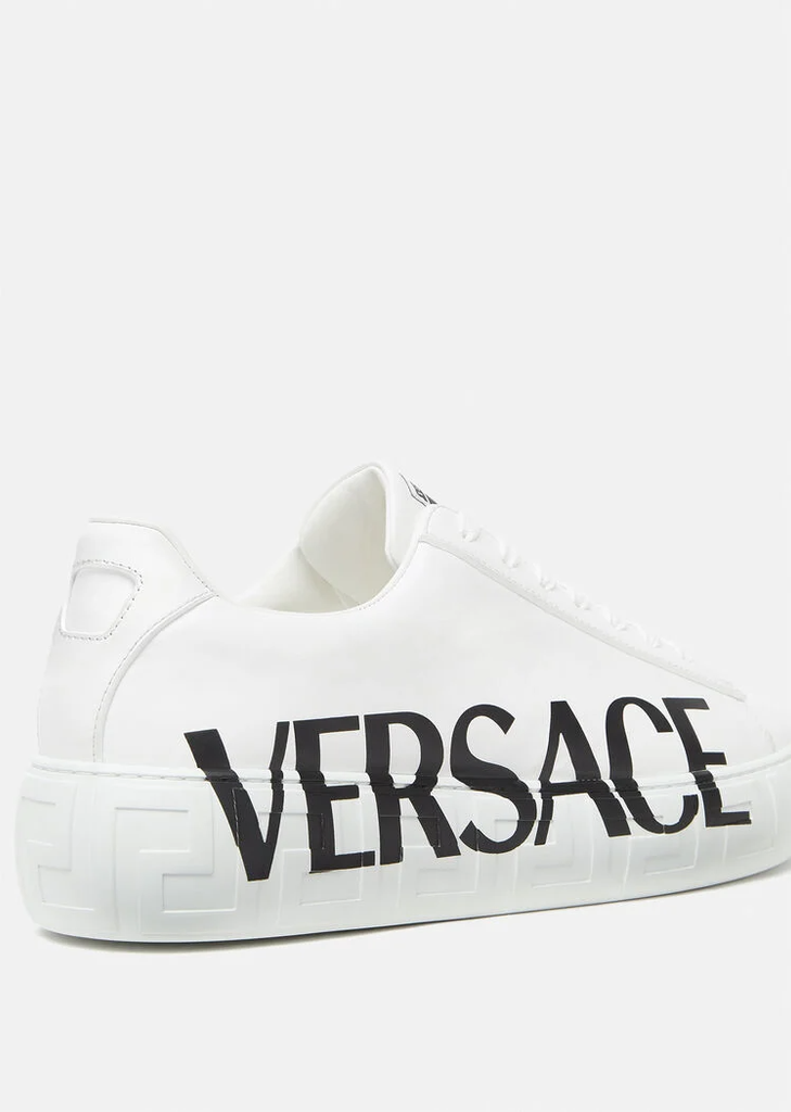Giày thể thao Versace Greca Logo Sneakers màu trắng siêu cấp Like Auth