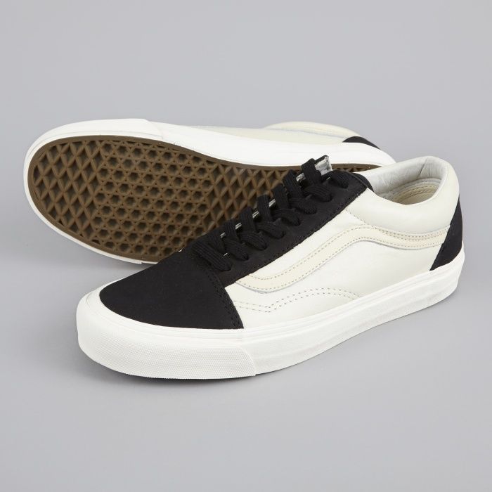 vans black bone white