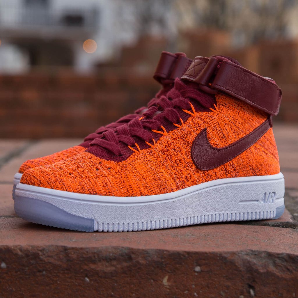 Nike air force 1 ultra flyknit orange clearance