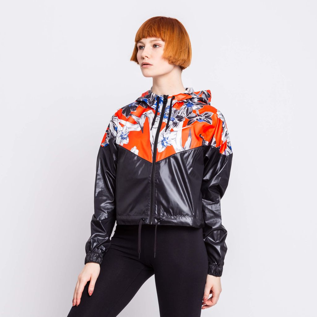 nike women's hyper femme crop windrunner