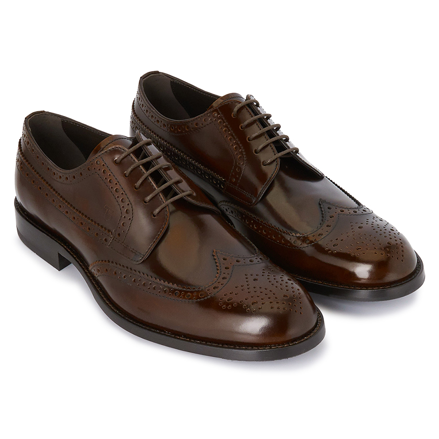Giày Tod's Lace Ups In Leather Brown XXM01E0O530AKTS016