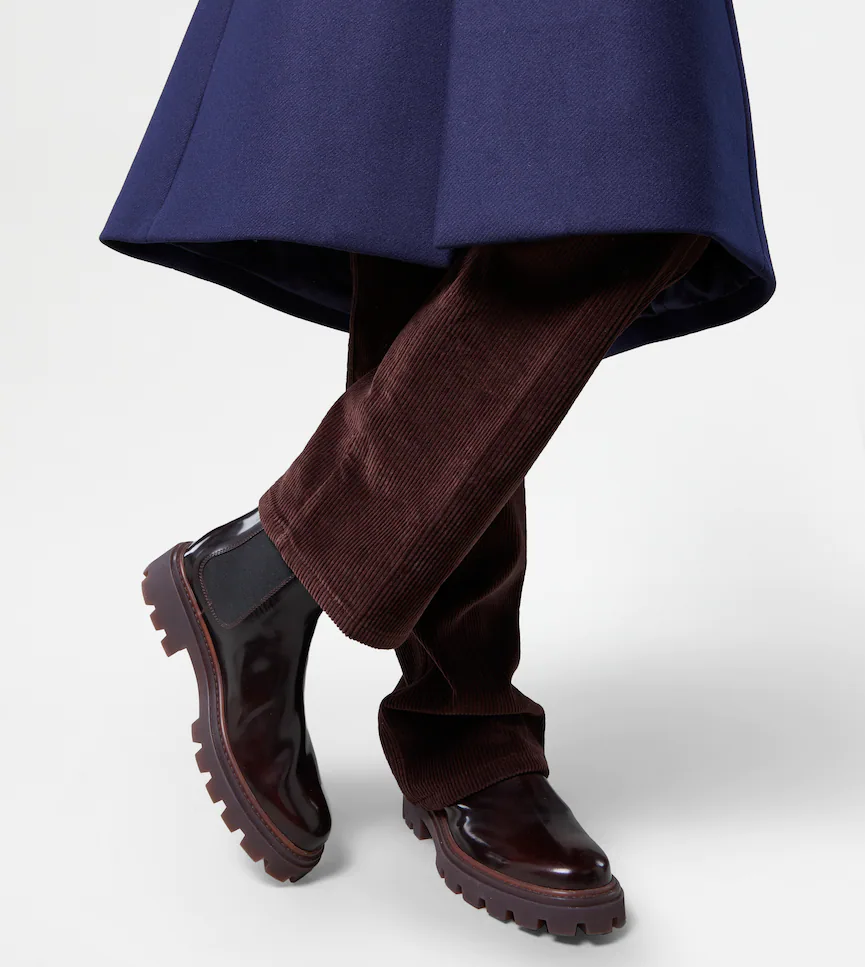 Giày Tod's Ankle Boots In Leather Burgundy XXW08D0EA10AKTR810