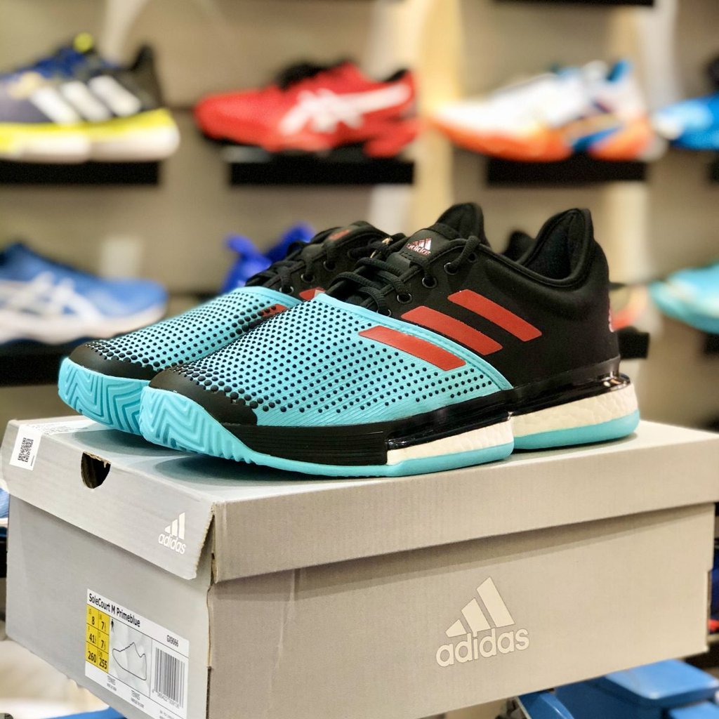 Giày Tennis Adidas SoleCourt Boost 'Prime Blue' GX9066