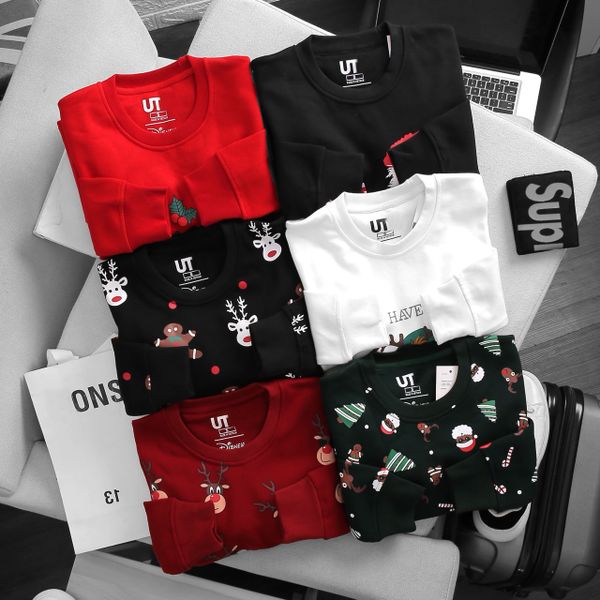 ÁO Nỉ UNIQLO TAY DÀI 5 MÀU