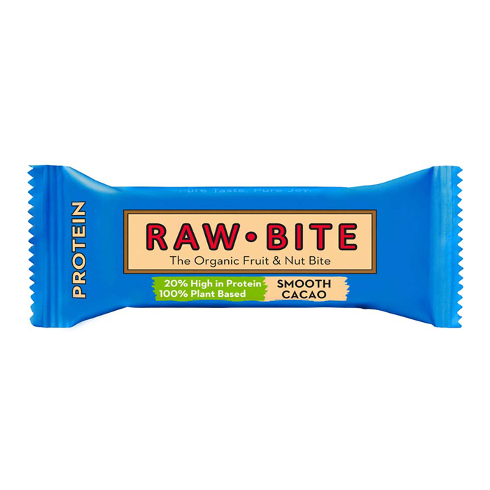 Thanh Dinh Dưỡng Hữu Cơ Từ Hạt Và Trái Cây Vị Ca-Cao Mịn Raw Bite 45G