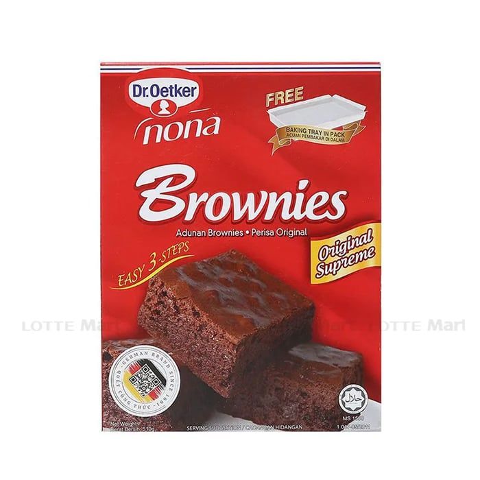 Bột Làm Bánh Brownies Original Supreme Dr. Oetker Nona 510 G- 