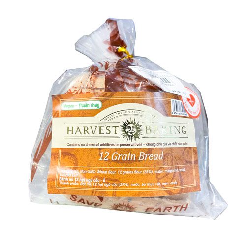 Bánh Mì Nguyên Cám 12 Loại Hạt Harvest Baking 280G- Bánh Mì Nguyên Cám 12 Loại Hạt Harvest Baking 280G