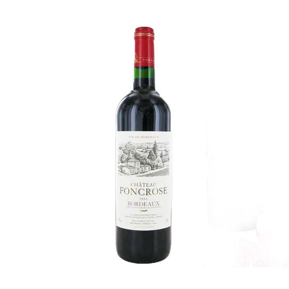 Rượu Vang Đỏ Cabernet Sauvignon Bordeaux Chateau Foncrose 750Ml