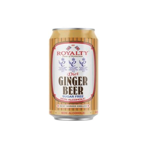 Diet Ginger Beer Royaly 330Ml- Diet Ginger Beer Royaly 330Ml