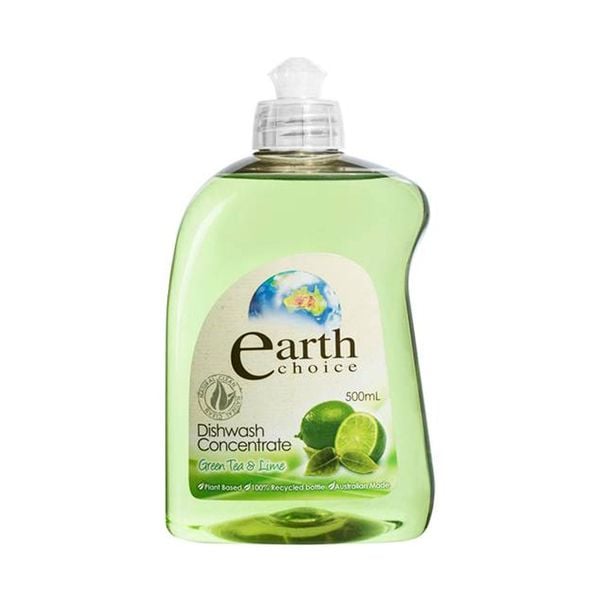 Nước Rửa Chén Hương Chanh, Trà Xanh Earth Choice 500Ml