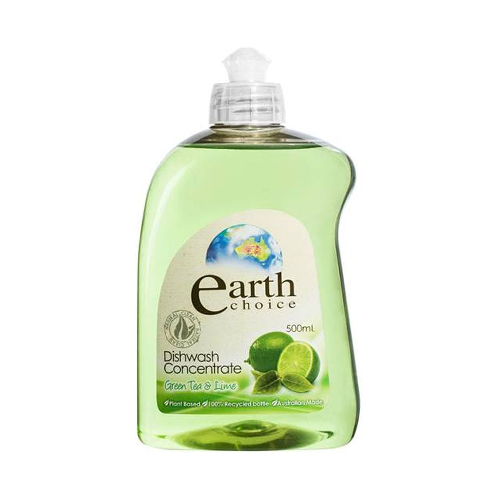Nước Rửa Chén Hương Chanh, Trà Xanh Earth Choice 500Ml