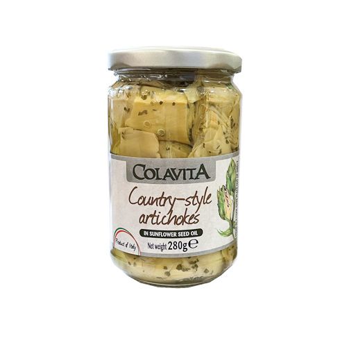 Country Style Artichokes In Sunflower Oil Colavita 280G- Country Style Artichokes In Sunflower Oil Colavita 280G