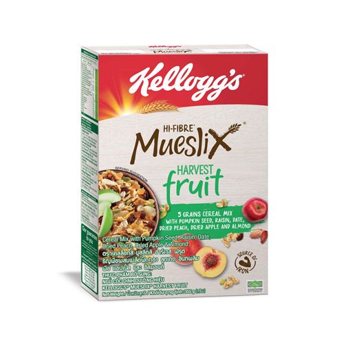 Mueslix Harvest Fruit Kelloggs 355G