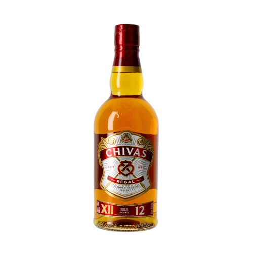 Whisky 12Yo Scotch Blended Chivas Regal 700Ml- 