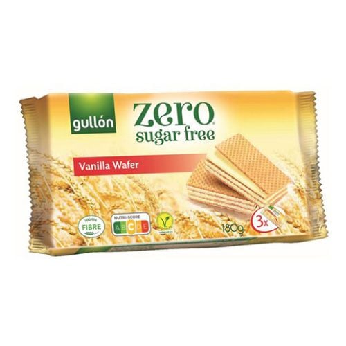 Unsweetened Dietary Vani Wafer Gullon 180G