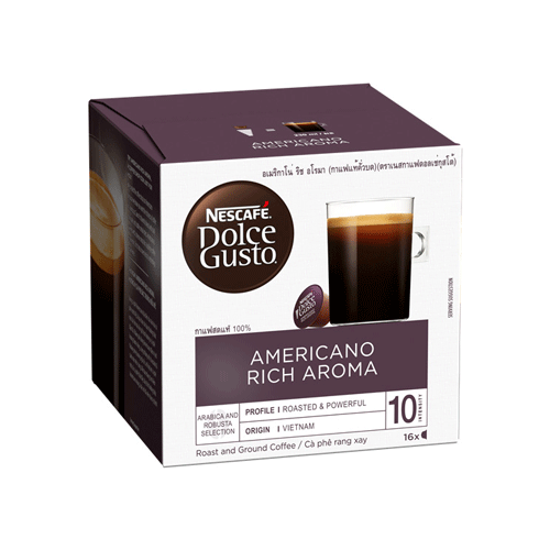 Cà Phê Viên Nén Americano Nescafe Dolce Gusto 16X8G- Cà Phê Viên Nén Americano Nescafe Dolce Gusto 16X8G