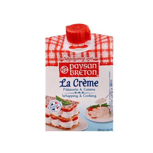 Uht Cooking & Whipping Cream Paysan Breton 200Ml- 