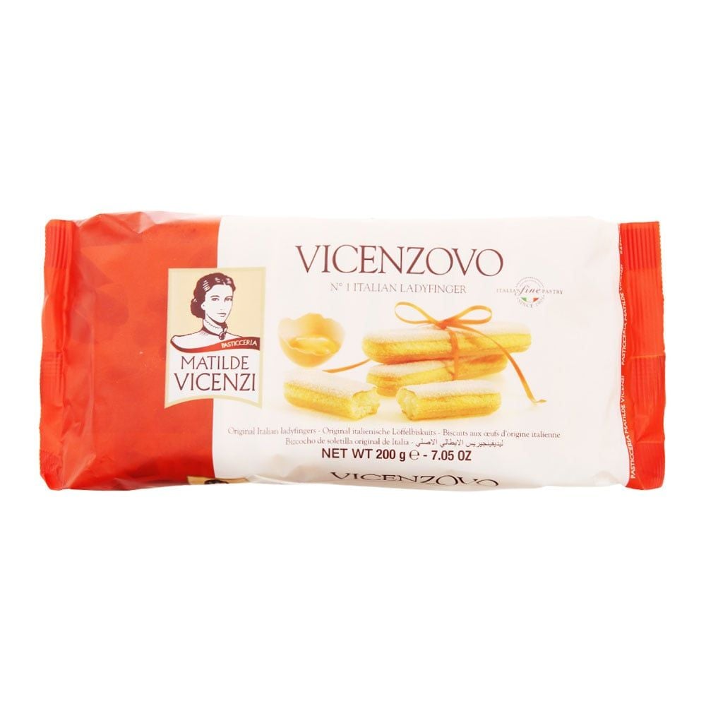 Bánh Ladyfingers Kiểu Ý Truyền Thống Vicenzovo 200G- 