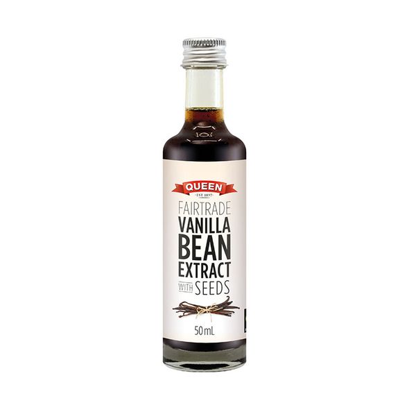 Fairtrade Vanilla Bean Extract With Seeds Queen 50Ml