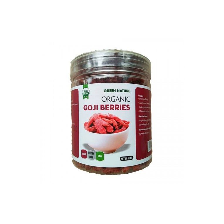 Kỷ Tử Hữu Cơ Green Nature 200G- Kỉ Tử Hữu Cơ Green Nature 200G