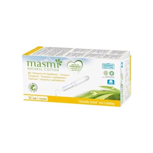 Organic Tampon 2 Drops Masmi 16Pcs