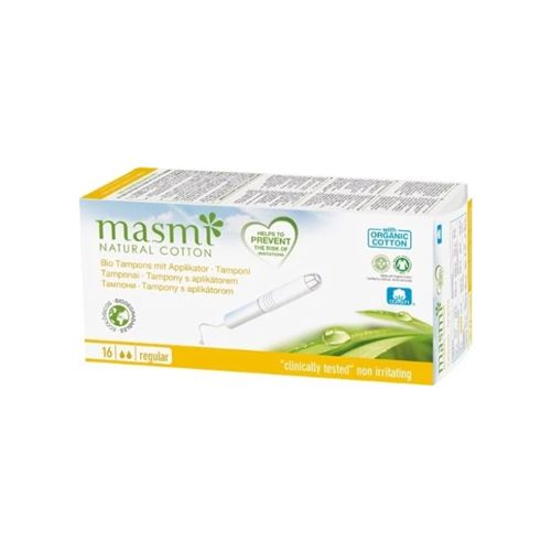 Tampon Hữu Cơ Có Cần Đẩy 2 Giọt Masmi 16M- 