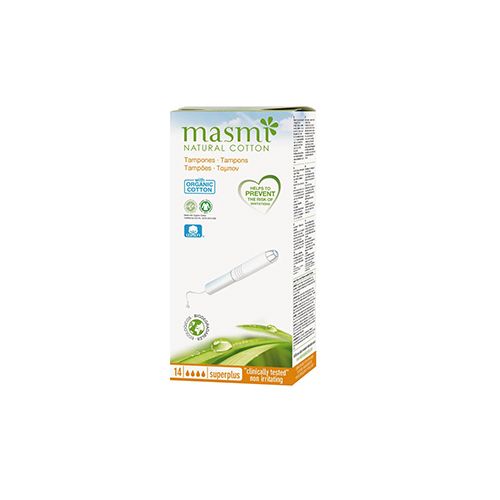 Tampon Hữu Cơ Có Cần Đẩy 4 Giọt Masmi 14M- 