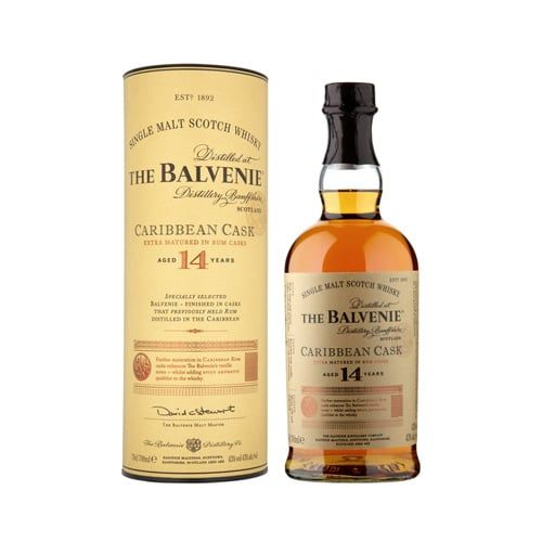 Rượu Whisky 14 Năm Caribbean Cask (43%) Balvenie 700Ml
