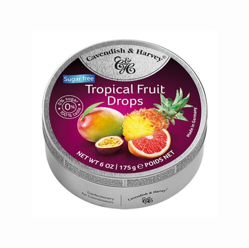 Tropical Fruit Drops C&H 175G- Tropical Fruit Drops C&H 175G