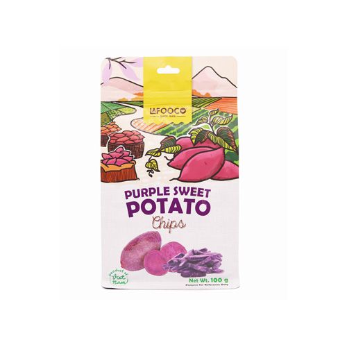 Purple Sweet Potato Chips Lafooco 100G