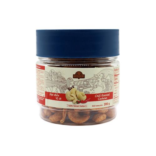 Chili Roasted Cashew Nuts Lafooco 200G- 