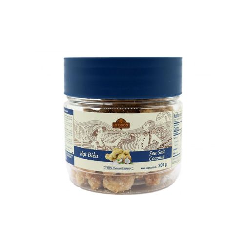 Sea Salt Coconut Cashew Nuts Lafooco 200G- 
