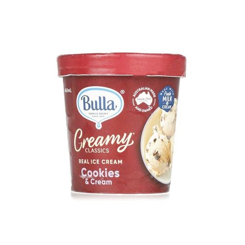 Kem Hộp Cookies & Cream Bulla 460Ml
