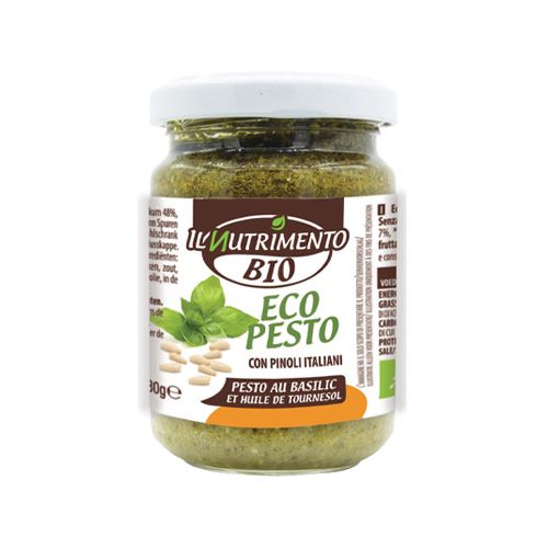 Sốt Pesto Thuần Chay Hữu Cơ Il Nutrimento 130G- 