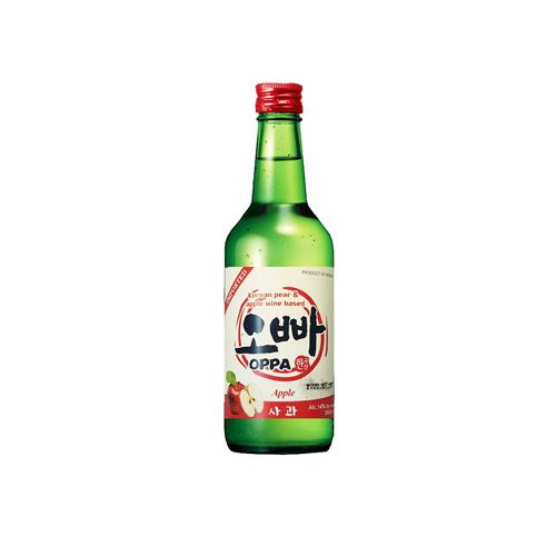 Rượu Soju Hương Táo 14% Oppa 360 Ml- 