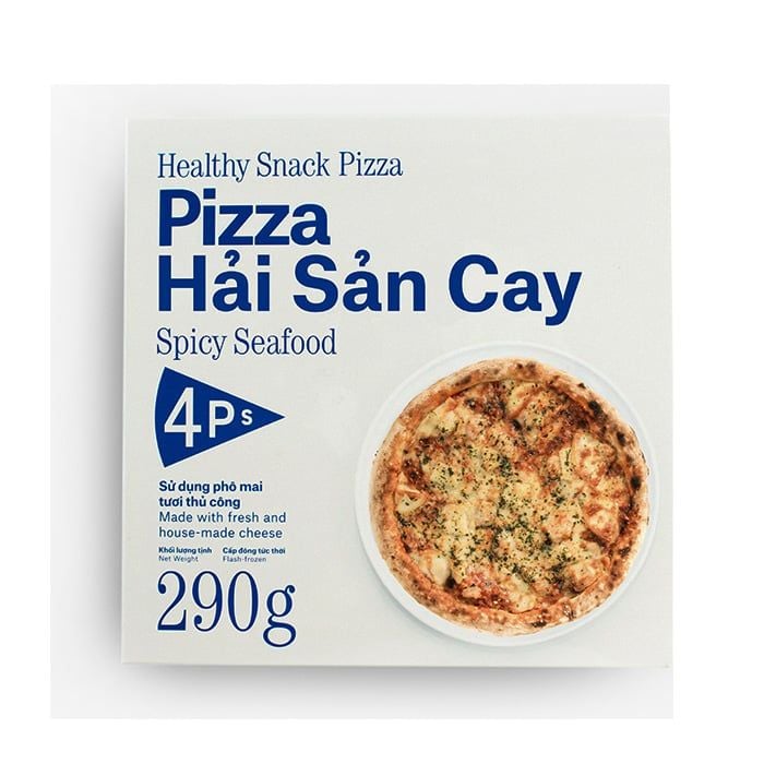 Pizza Đông Lạnh Hải Sản Cay Pizza 4P's 290G- 