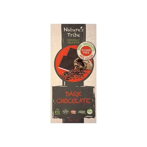 Chocolate Đen Không Đường Nature'S Tribe 88G- 