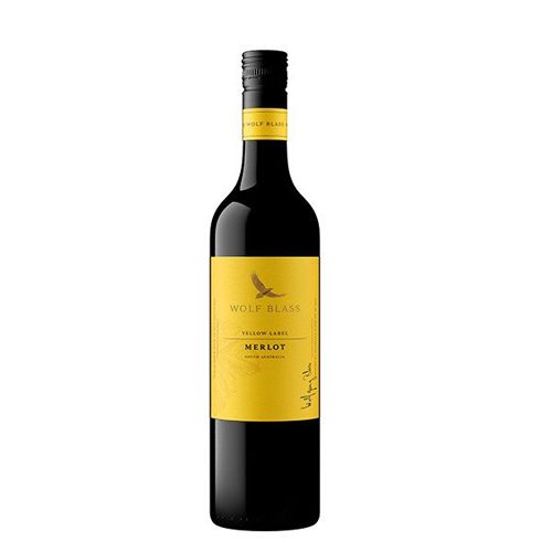 Rượu Vang Đỏ Merlot Nhãn Vàng Wolf Blass 750Ml- 