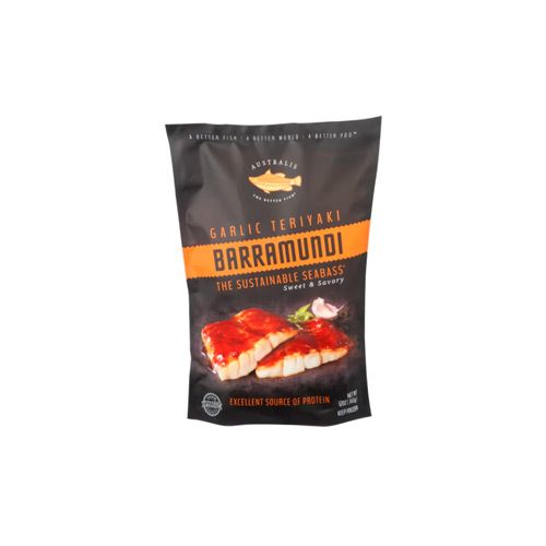 Frozen Barramundi Portion Garlic Teriyaki Better Fish 340G