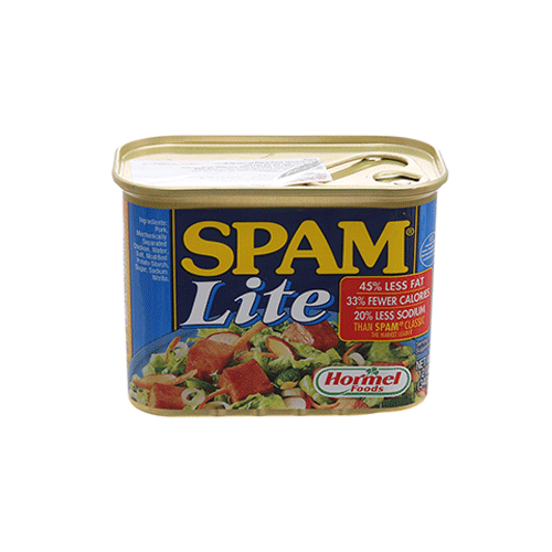 Spam Lite Luncheon Meat Hormel Foods 340G- 